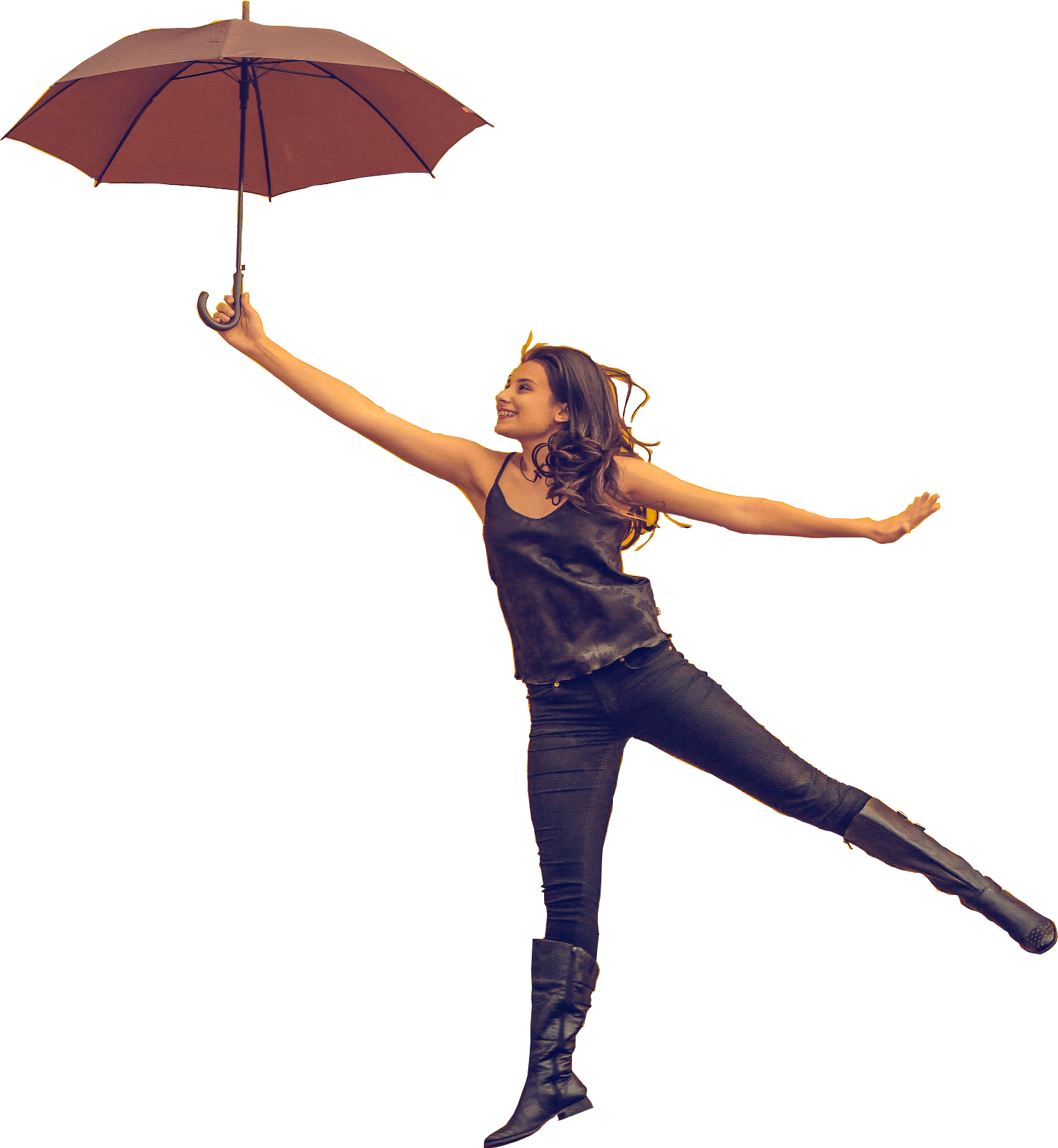 Girl with an umbrella